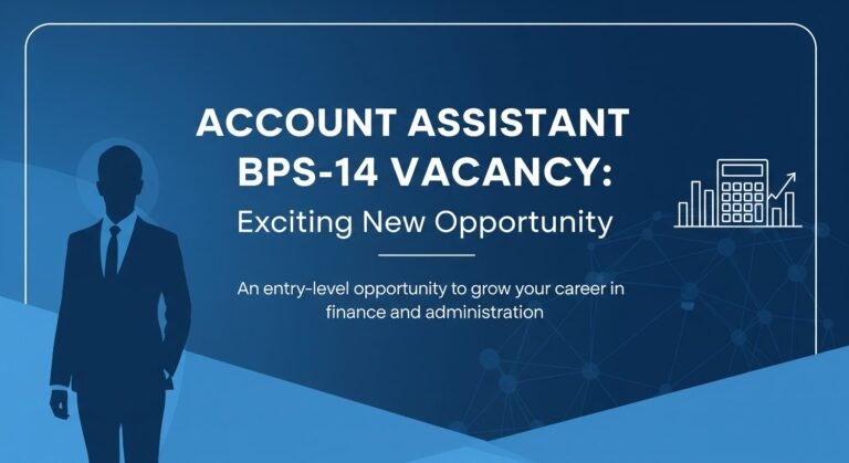 Account Assistant BPS-14 Vacancy: Exciting New Opportunity