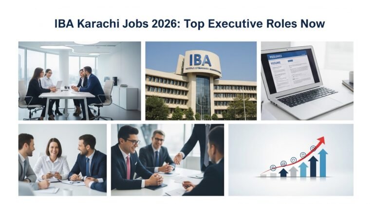 IBA Karachi Jobs 2026: Top Executive Roles Now