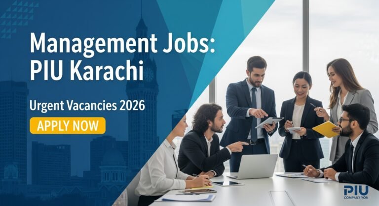 Management Jobs PIU Karachi: Urgent Vacancies 2026 Apply Now