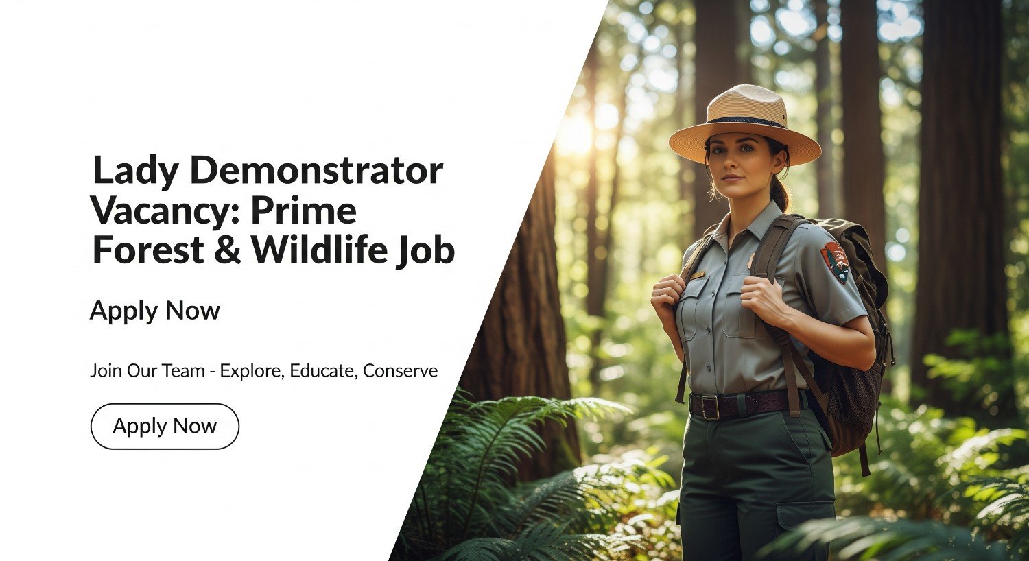 Lady Demonstrator Vacancy: Prime Forest & Wildlife Job Apply Now