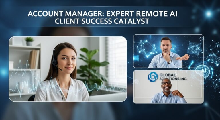 Account Manager: Expert Remote AI Client Success CatalystAccount Manager: Expert Remote AI Client Success Catalyst