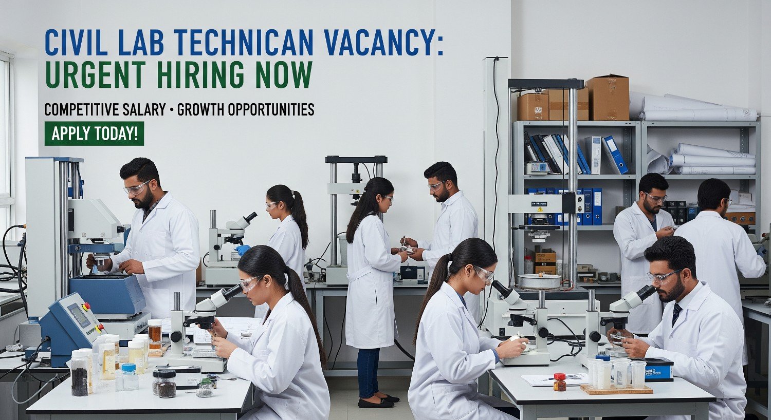 Civil Lab Technician Vacancy: Urgent Hiring Now