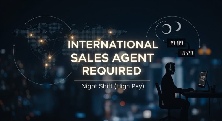 International Sales Agent Required for Night Shift (High Pay)