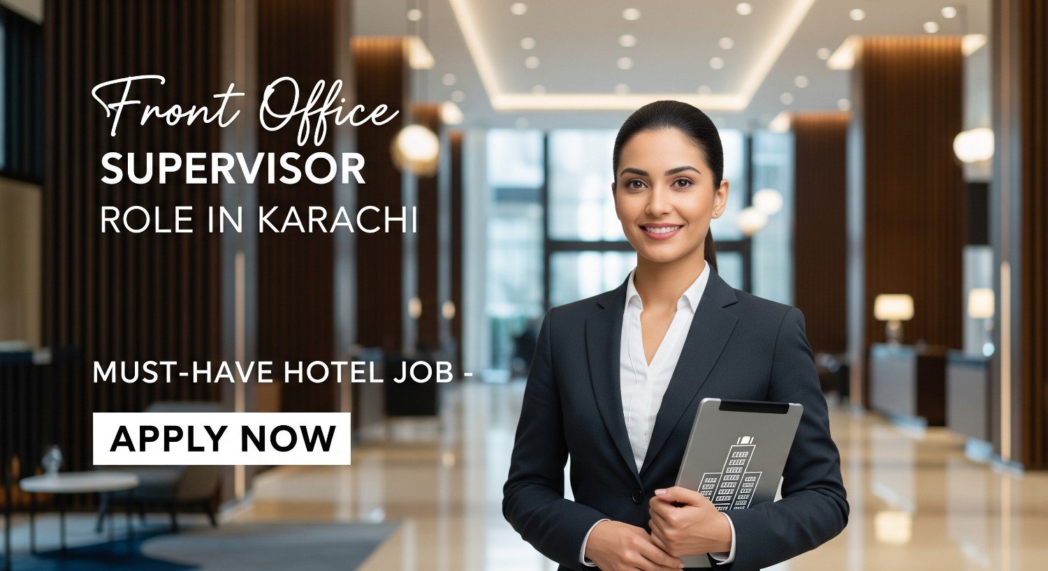Front Office Supervisor Role in Karachi: Must-Have Hotel Job-Apply Now