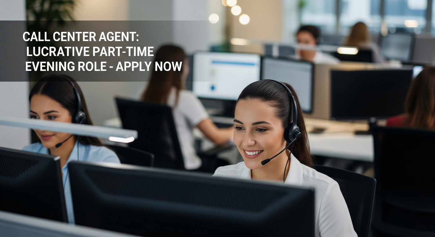 Call Center Agent: Lucrative Part-Time Evening Role Apply Now