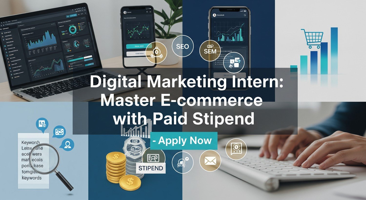 Digital Marketing Intern: Master E-commerce with Paid Stipend Apply Now