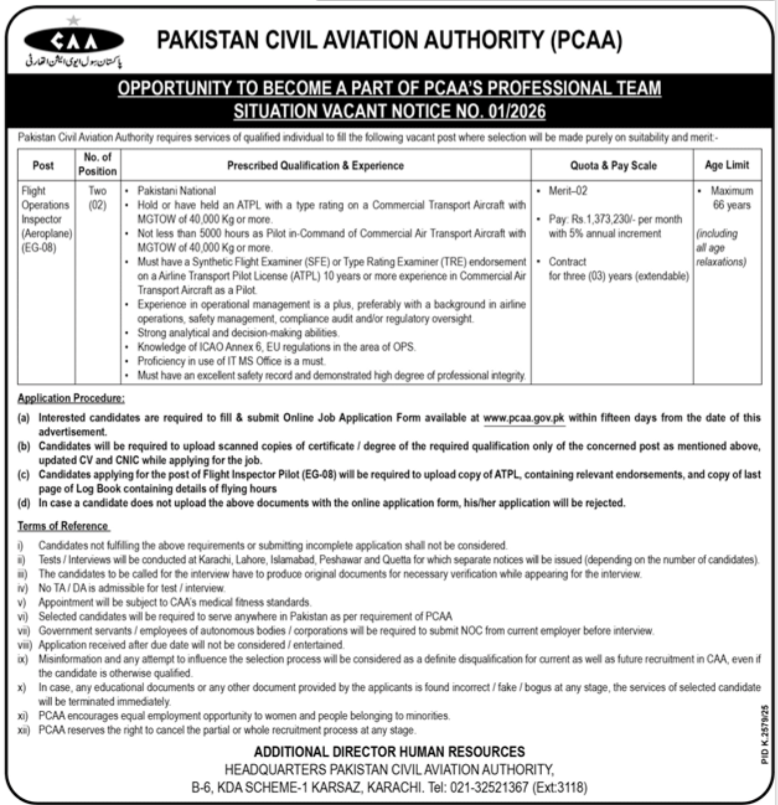 PCAA Jobs: Must-Apply Official 2026 Management Posts