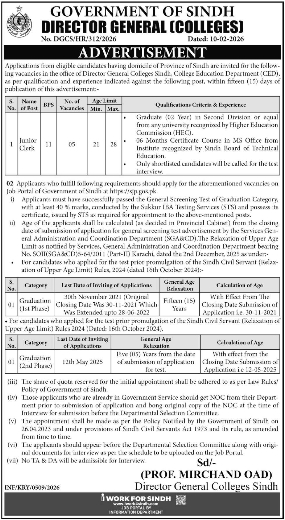 Junior Clerk Jobs Karachi: Secure Your Latest Government Role
