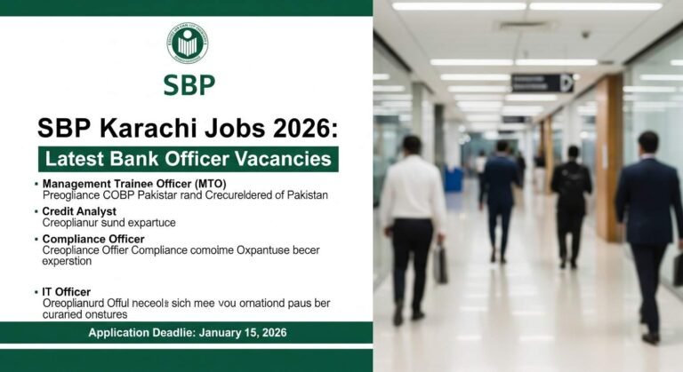 SBP Karachi Jobs 2026: Latest Bank Officer Vacancies