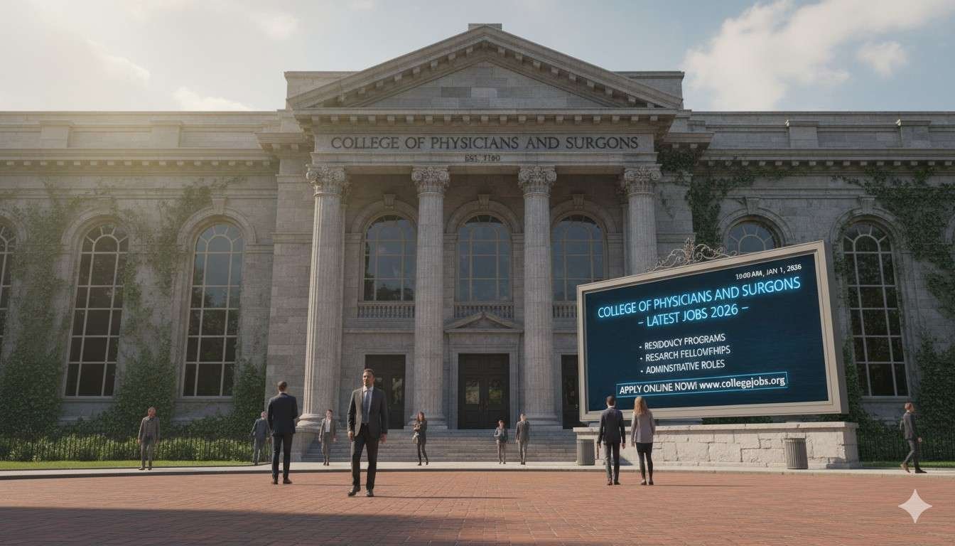 College of Physicians And Surgeons Latest Jobs 2026