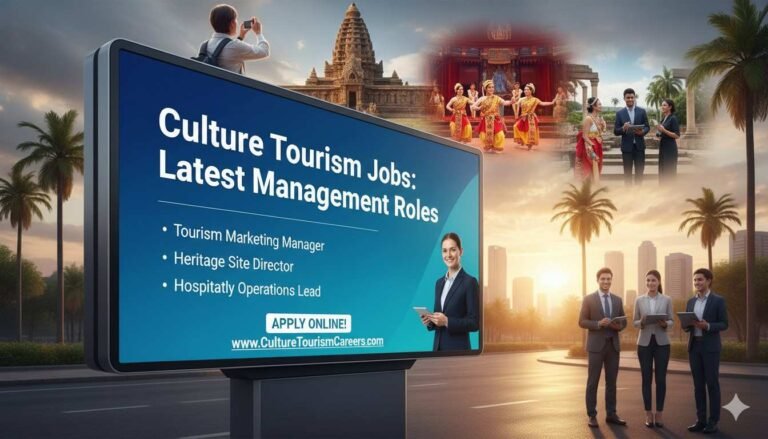 Culture Tourism Jobs Latest Management Roles