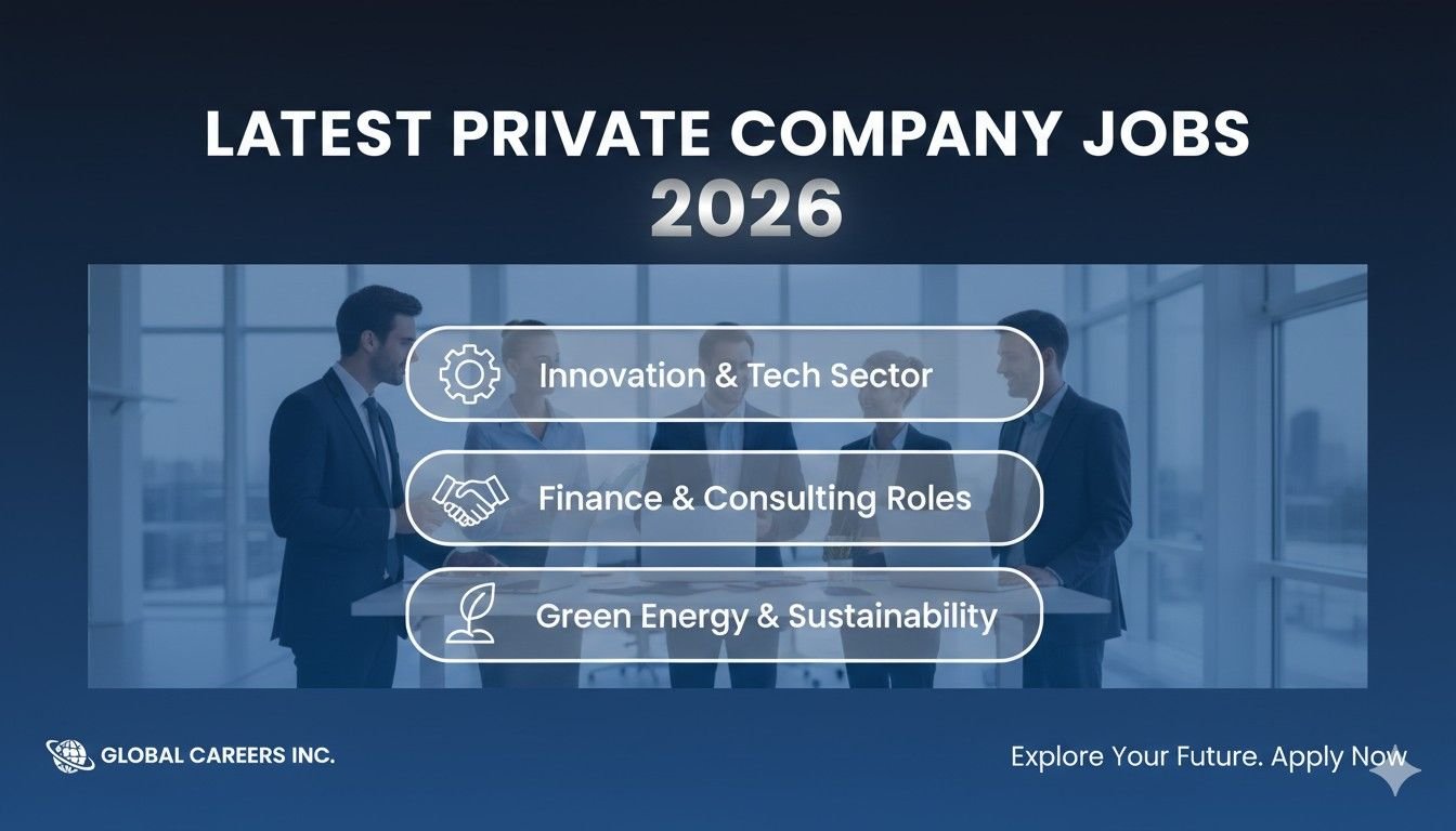 Latest Private Company Jobs 2026