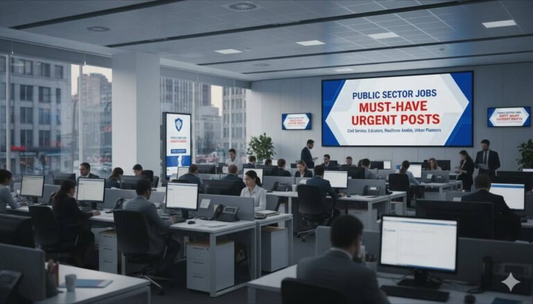Public Sector Jobs Must-Have Urgent Posts