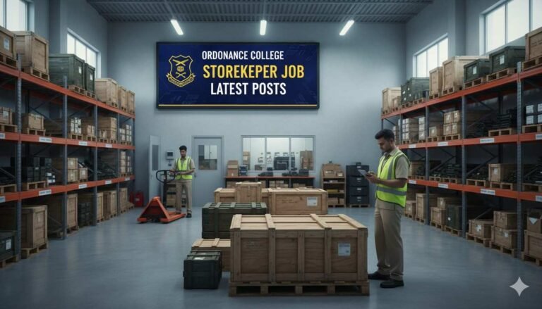 Storekeeper Job Ordnance College Latest Posts