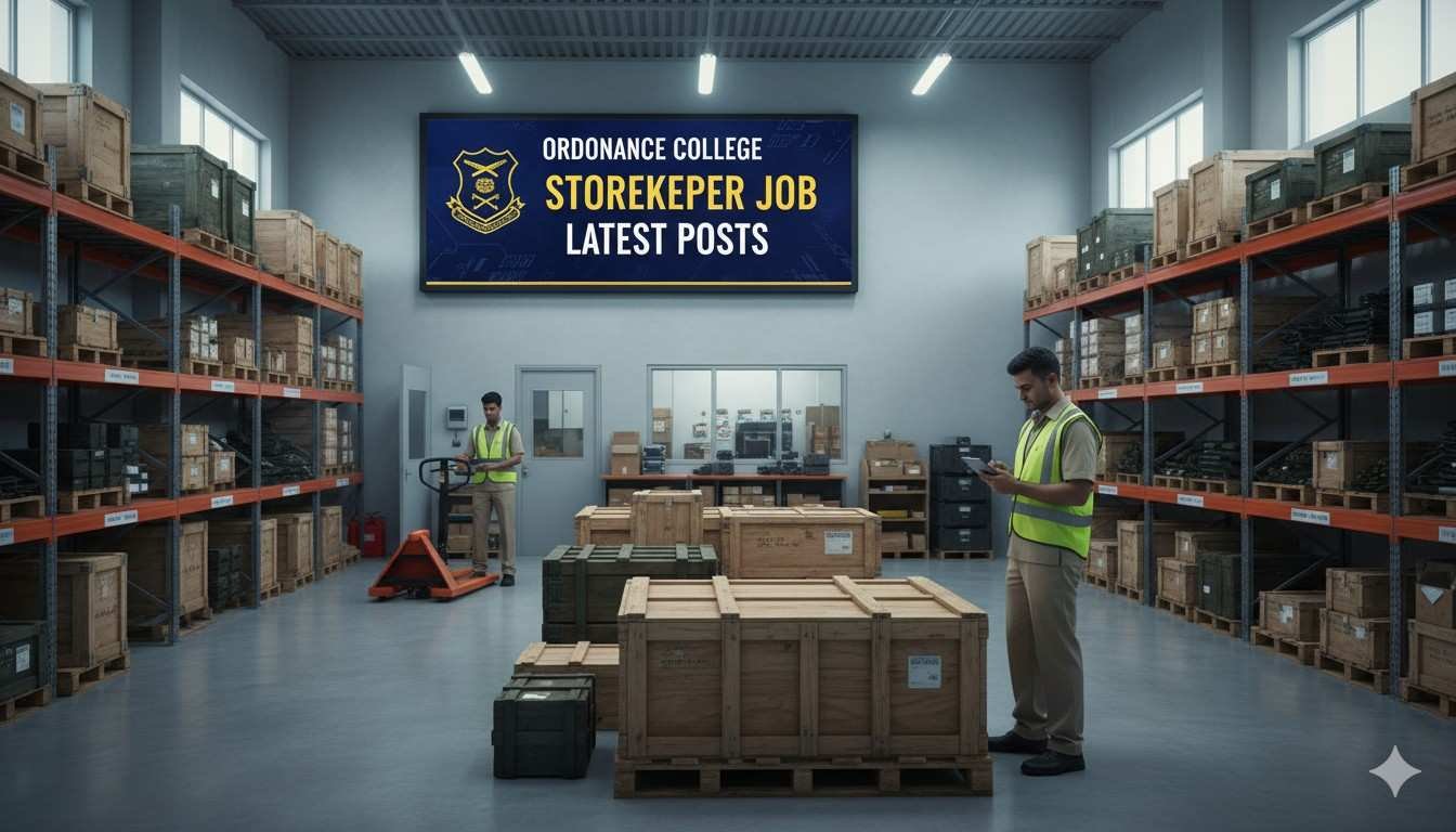 Storekeeper Job Ordnance College Latest Posts