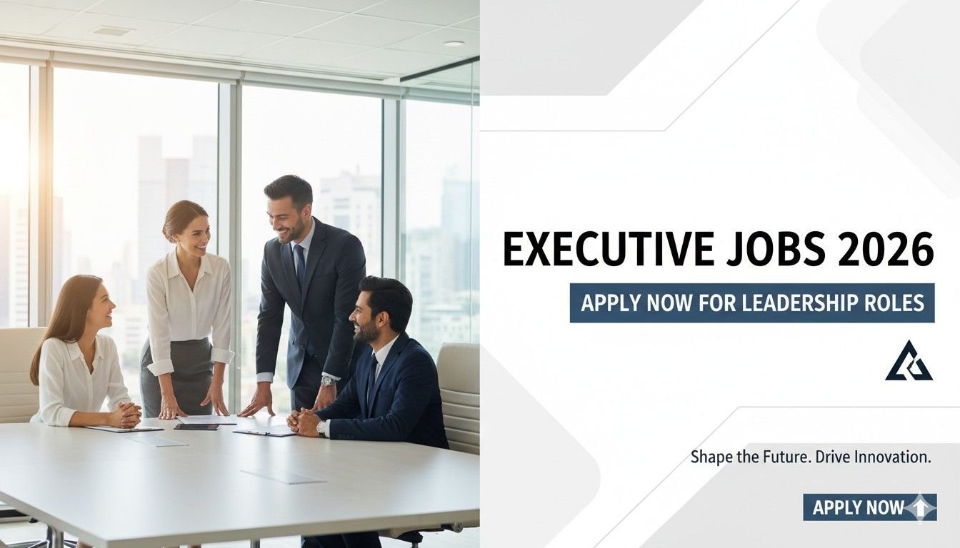 Executive Jobs 2026 Apply Now for Leadership Roles