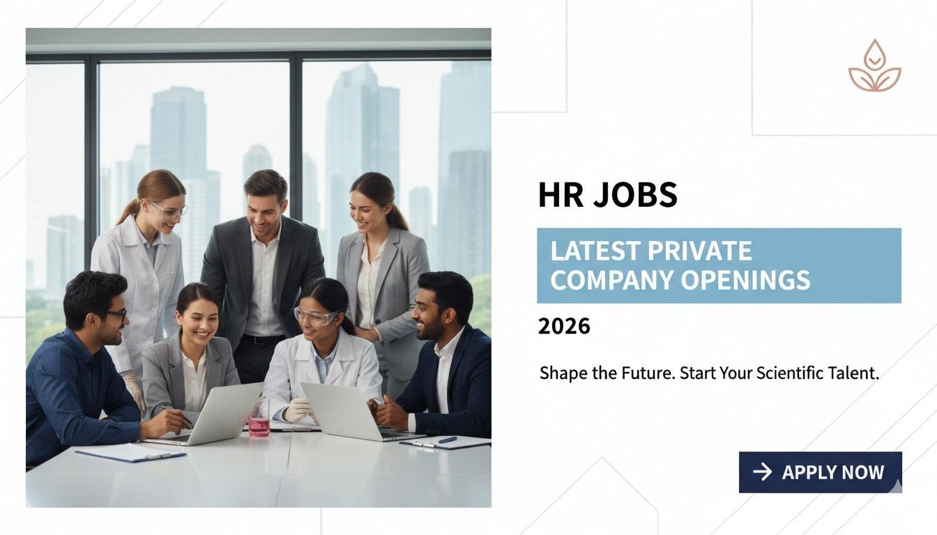 HR Jobs Latest Private Company Openings 2026