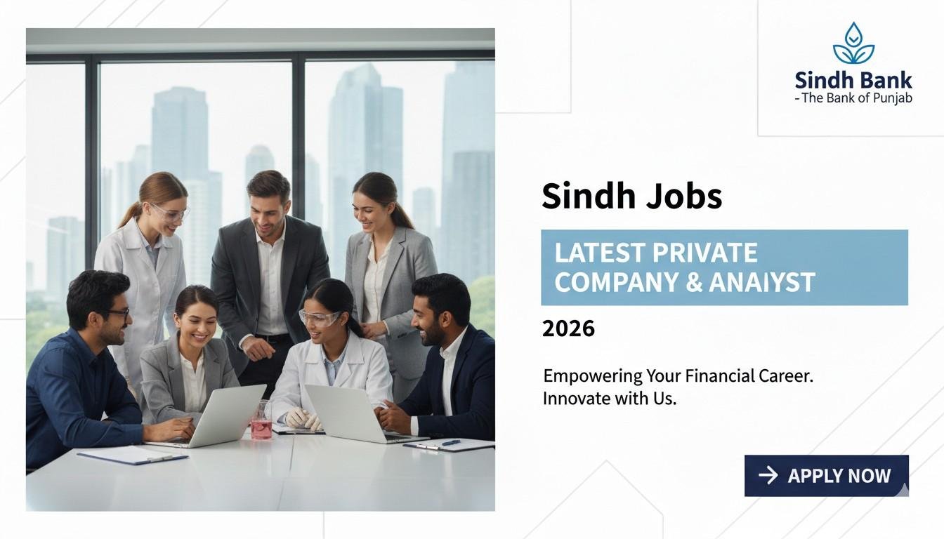 Sindh Bank Jobs 2026 Latest Unit Head & Analyst