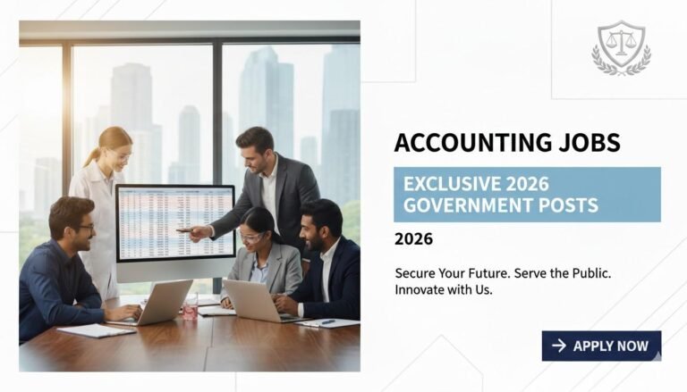 Accounting Jobs Exclusive 2026 Government Posts