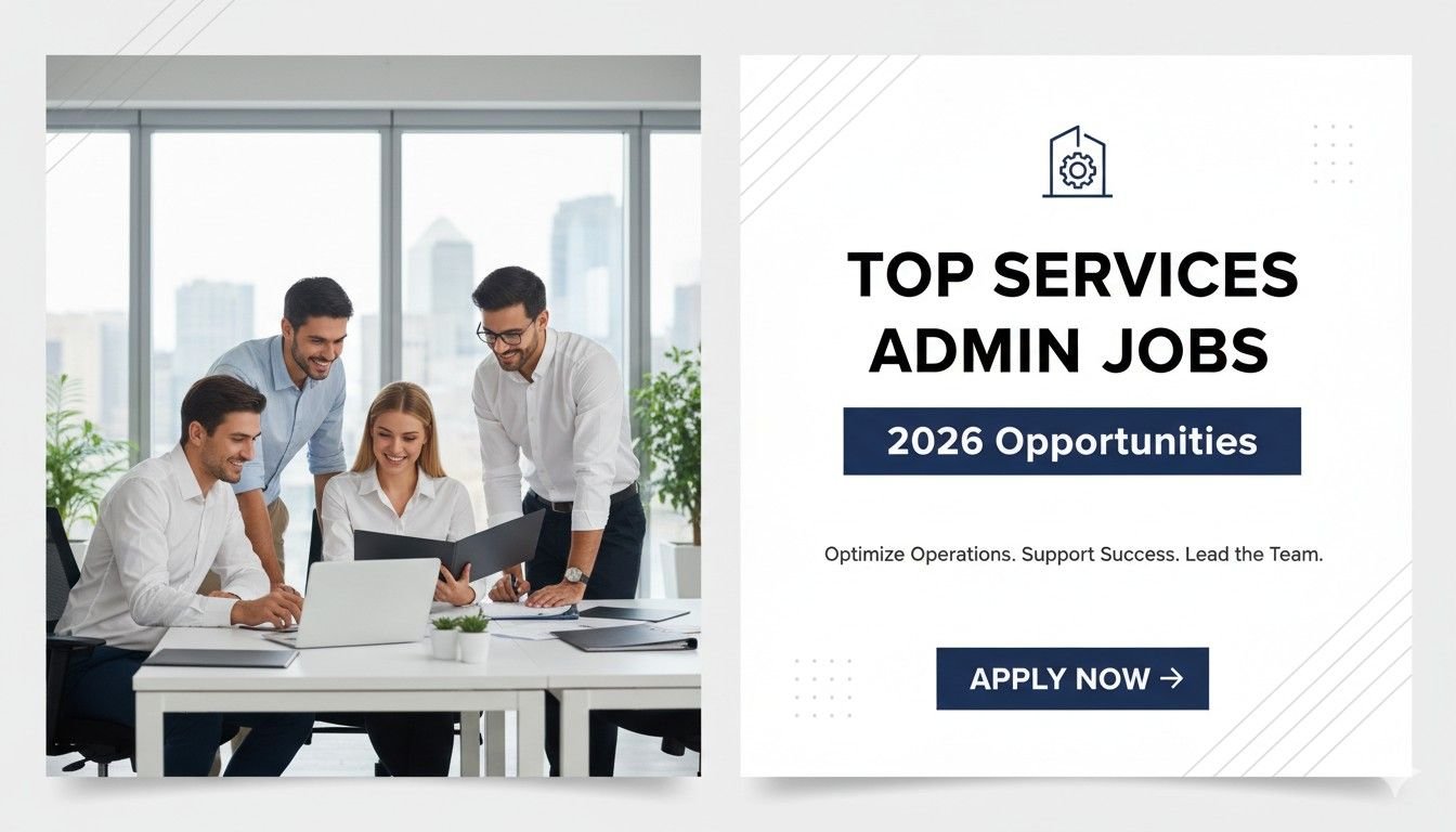 Top Services Admin Jobs 2026 Apply Now