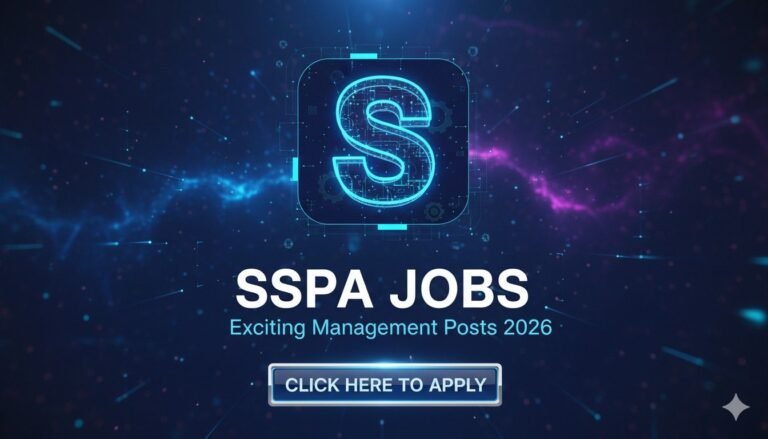 SSPA Jobs 2026 Exciting Management Posts