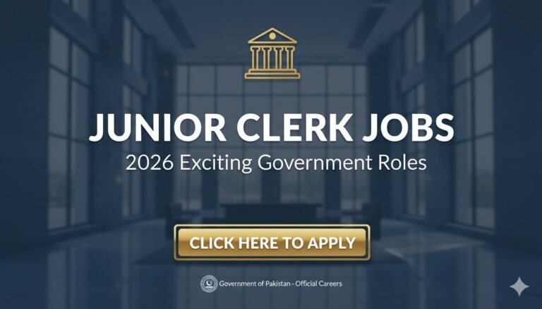 Junior Clerk Jobs 2026 Exciting Government Roles