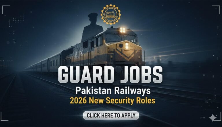 Guard Jobs Pakistan Railways 2026 New Security Roles