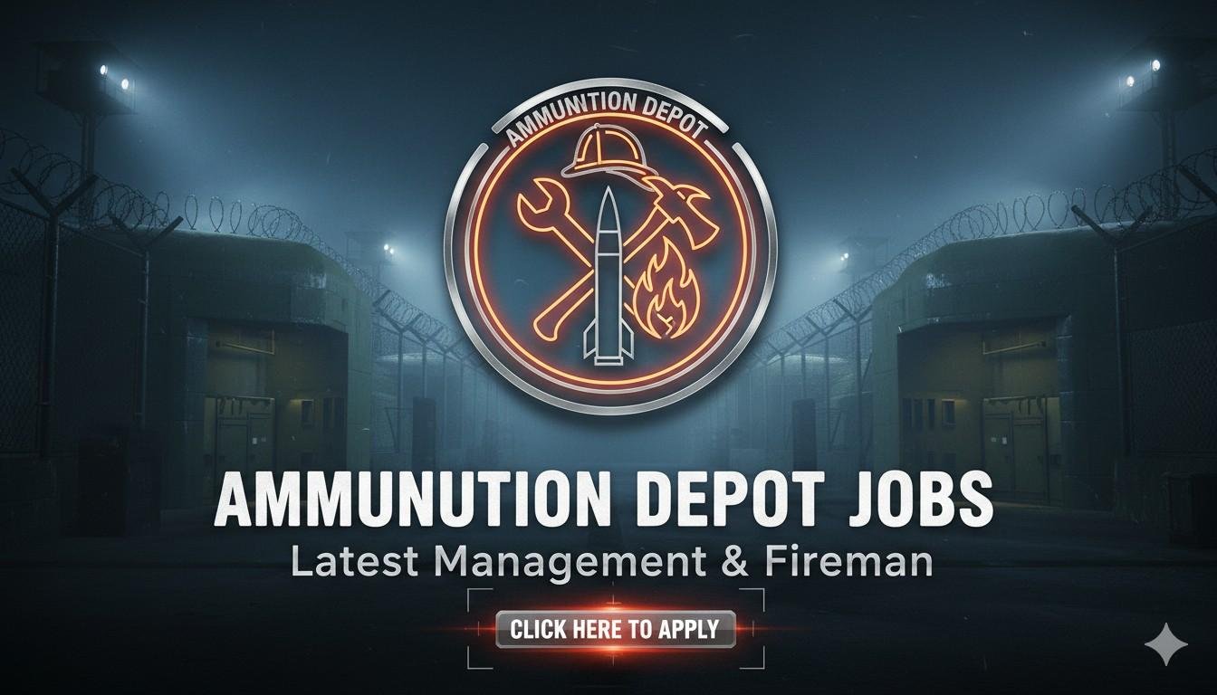 Ammunition Depot Jobs Latest Management & Fireman