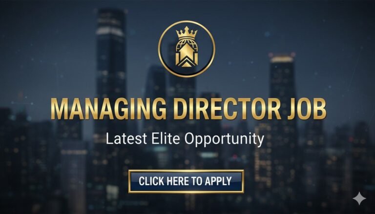 Managing Director Job Latest Elite Opportunity
