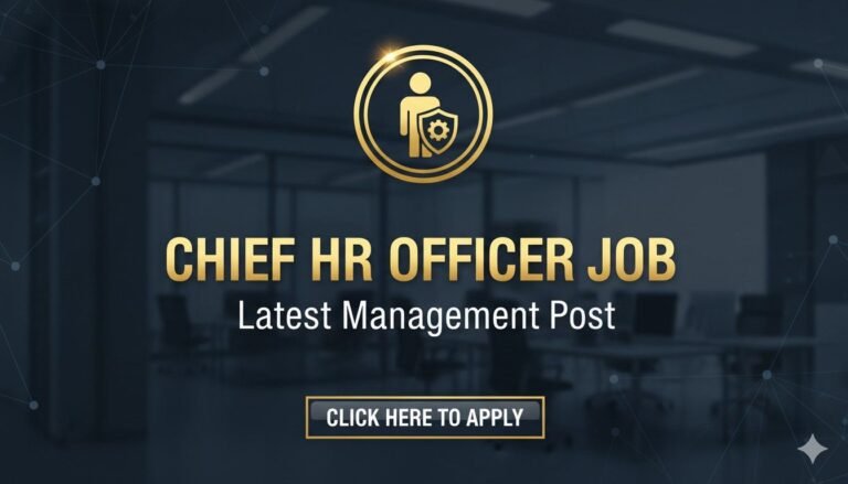 Chief HR Officer Job Latest Management Post