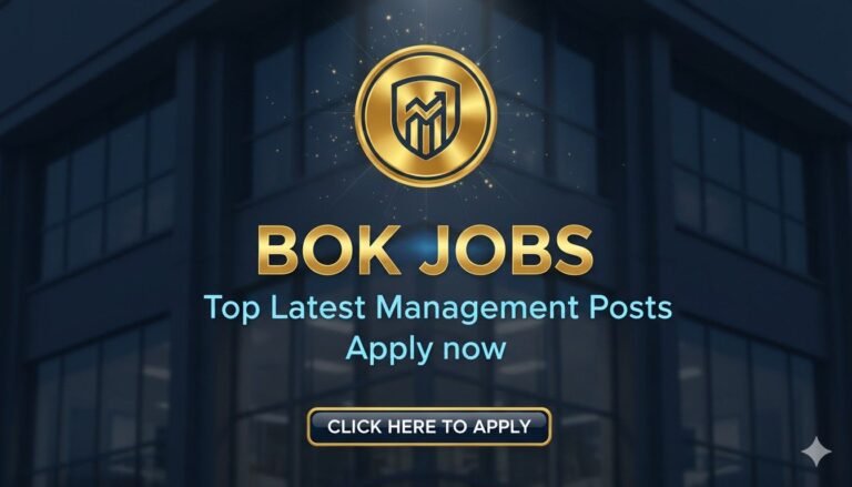 BOK Jobs Top Latest Management Posts Apply now