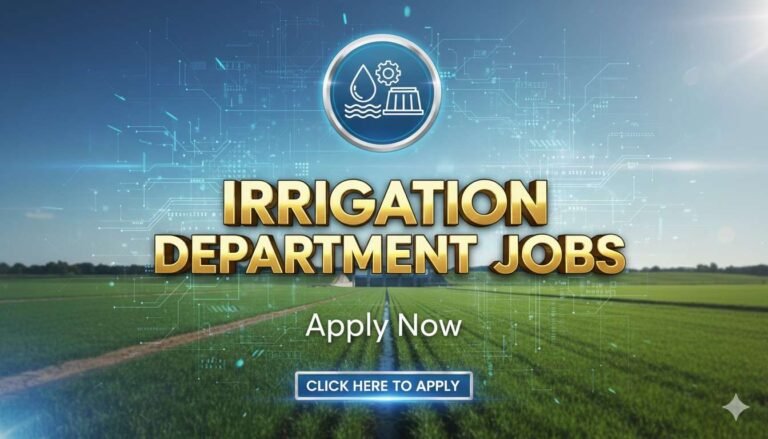 Irrigation Department Jobs Apply Now