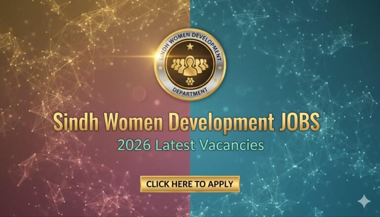 Sindh Women Development Jobs 2026 Latest Vacancies