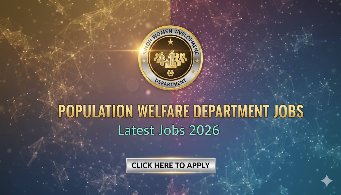 Population Welfare Department Latest Jobs 2026
