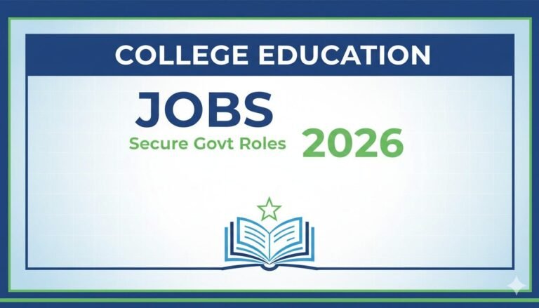 College Education Jobs Secure Govt Roles 2026