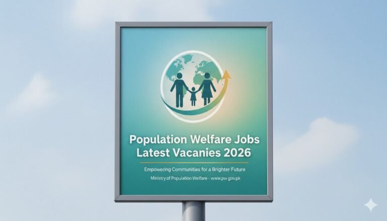 Population Welfare Jobs Latest Vacancies 2026