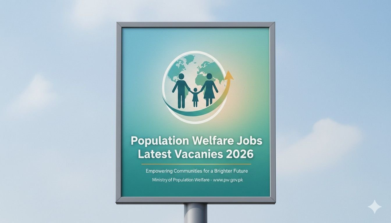 Population Welfare Jobs Latest Vacancies 2026
