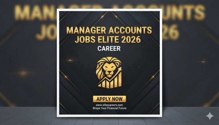 Manager Accounts Jobs Elite 2026 Career Apply now