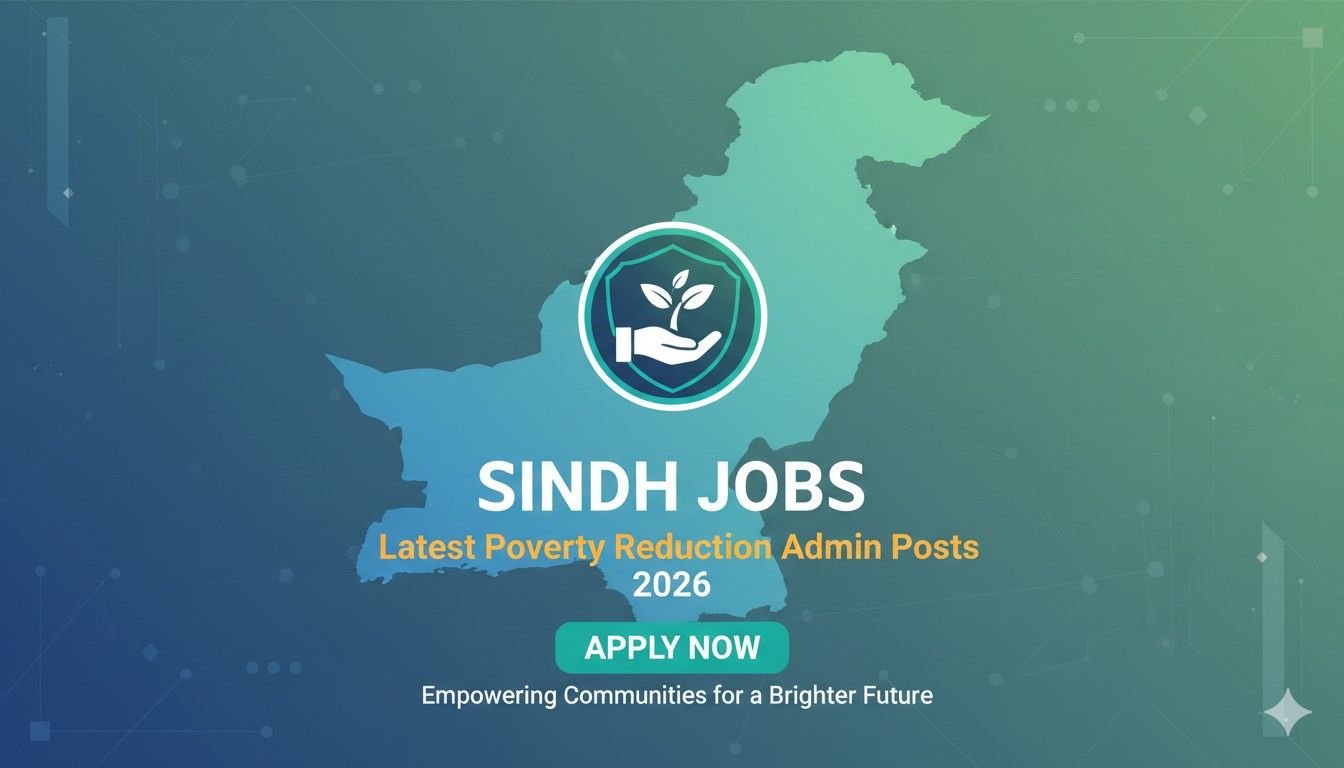 Sindh Jobs Latest Poverty Reduction Admin Posts 2026