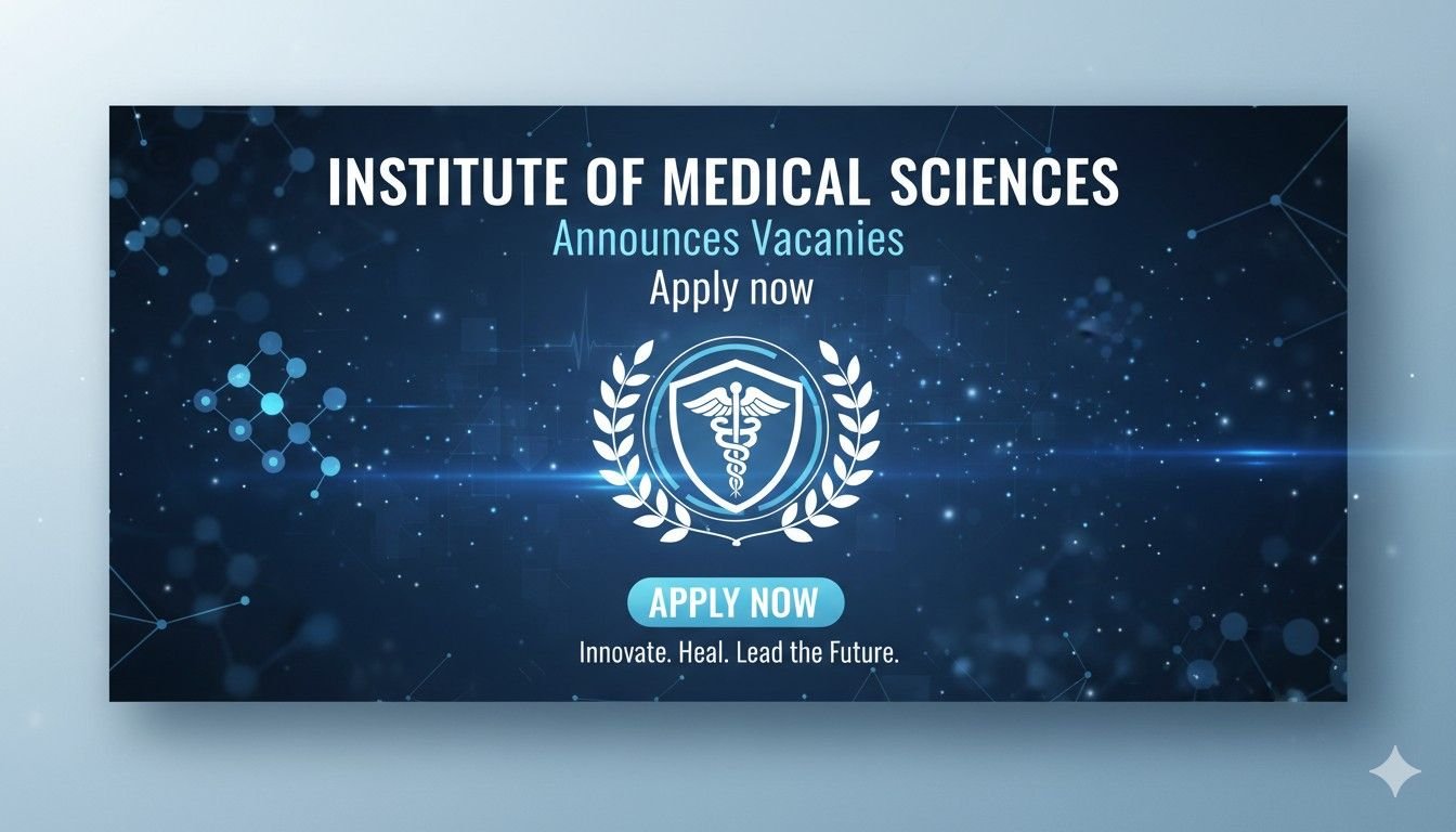 Institute of Medical Sciences Announces Vacancies Apply now