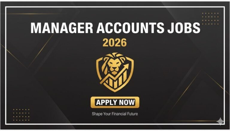 Manager Accounts Jobs 2026 Apply Now