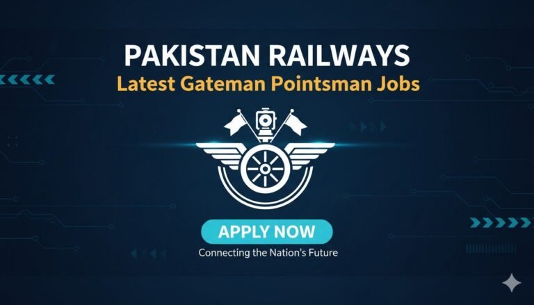 Pakistan Railways Latest Gateman Pointsman Jobs