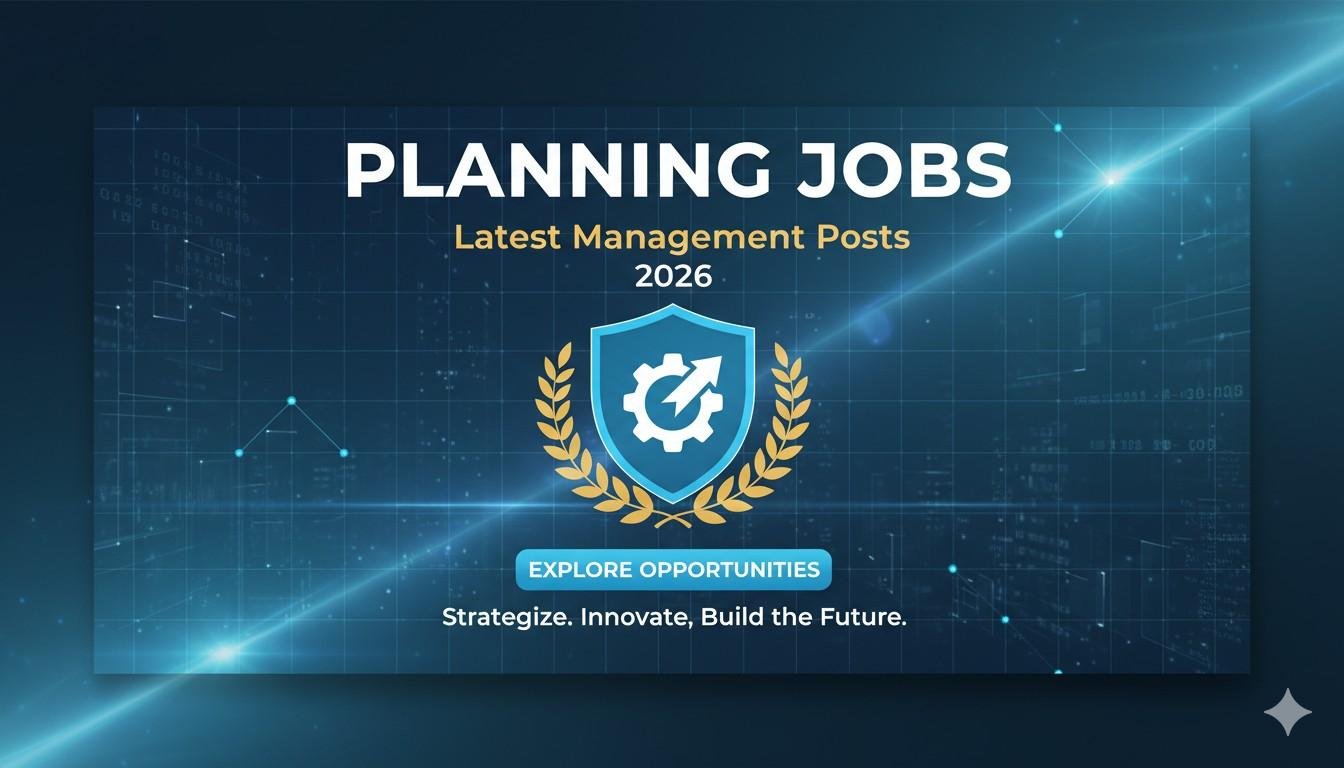 Planning Jobs Latest Management Posts 2026