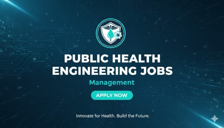 Public Health Engineering Jobs Management Apply now