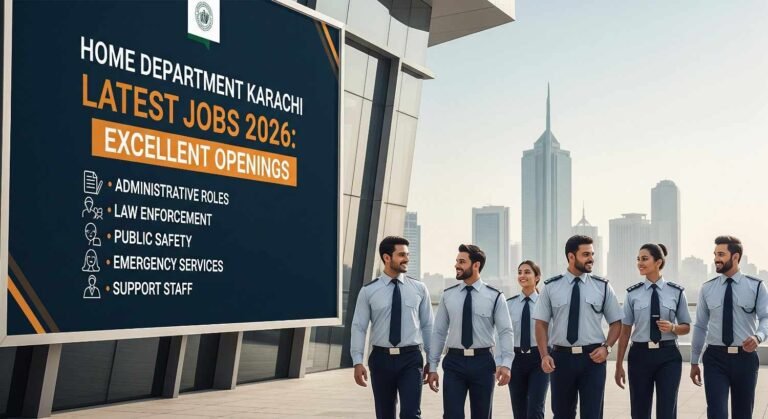 Home Department Karachi Latest Jobs 2026: Excellent Openings