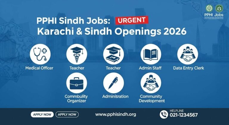 PPHI Sindh Jobs: Urgent Karachi & Sindh Openings 2026
