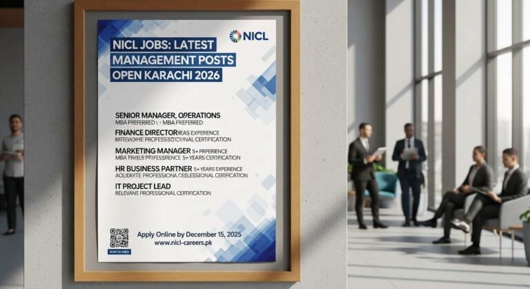 NICL Jobs: Latest Management Posts Open Karachi 2026
