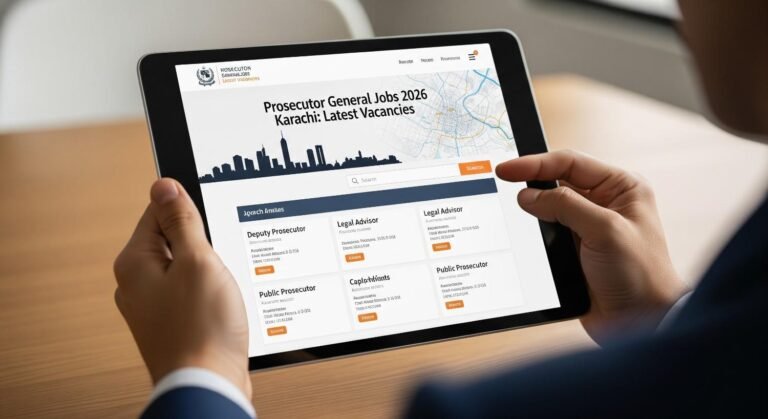 Prosecutor General Jobs 2026 Karachi: Latest Vacancies