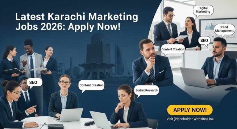 Latest Karachi Marketing Jobs 2026: Apply Now!
