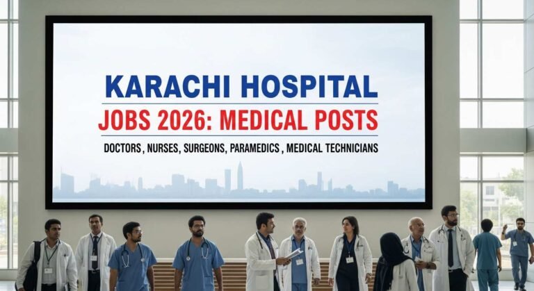 Karachi Hospital Jobs 2026: Urgent Medical Posts